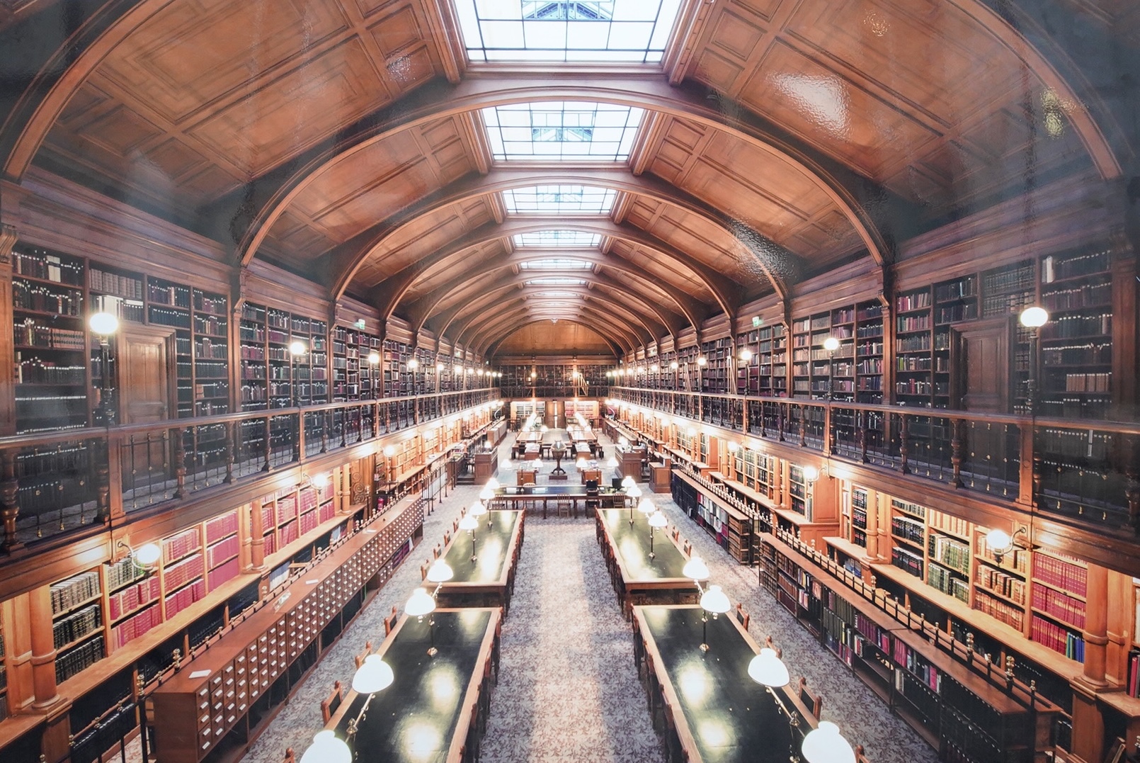 A Franck Bahbot 'Bibliotheque de l' Hotel de Ville' 23/200, 100cm x 150cm, certificate on reverse
